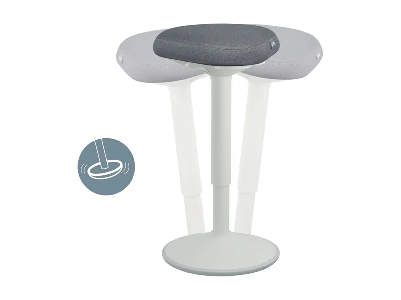 Alternativ bild 0 för Leitz Ergo Active Standing Stool with Comfort Seat Grey