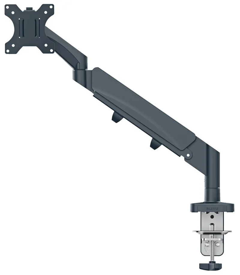 Alternativ bild 0 för Leitz Ergo - Monteringssats (spring-assisted single arm) - för LCD-display - space saving - metall - mörkgrå - skärmstorlek: 17-32