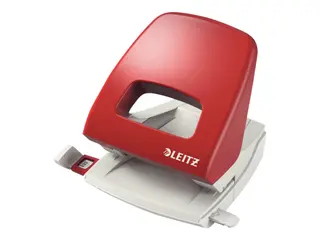 Produktfoto för Leitz - Hålslag - 25 ark / 2.5 mm - plast, metall - röd