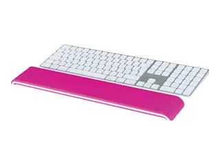 Produktfoto för Leitz Justerbart tangentbord/handledsstöd Ergo WOW Rosa