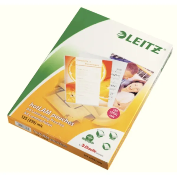 Alternativ bild 0 för Leitz Laminat A4 125mic klar