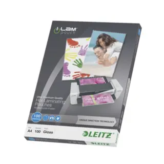 Produktfoto för Leitz Laminat UDT A4 100mic klar