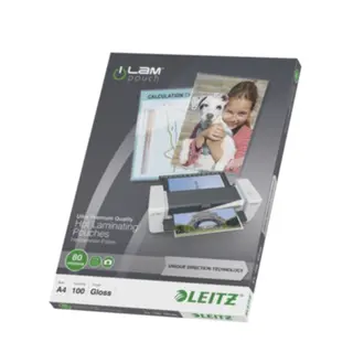 Produktfoto för Leitz Laminat UDT A4 80mic klar