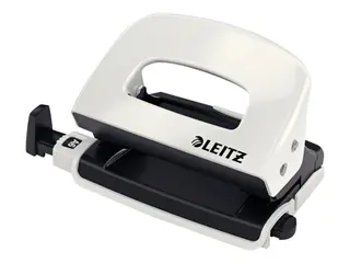 Produktfoto för Leitz Mini WOW 2-håls vit för 10 ark