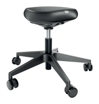 Produktfoto för Leitz Siddestol Comfort sæde med hjul sort