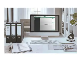 Produktfoto för Leitz WOW Extra Wide - Avdelare - 10 delar - förtryckt: 1-10 - för A4 - svart, vit