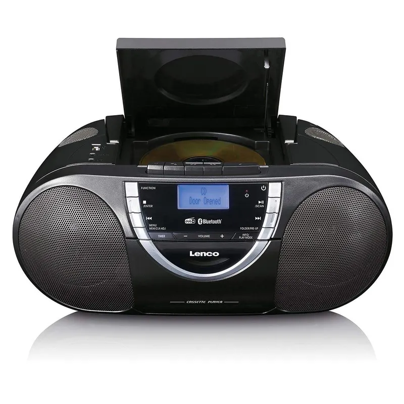 Bild 2 för Lenco SCD-600, 1,89 kg, Svart, Silver, Personlig CD-spelare