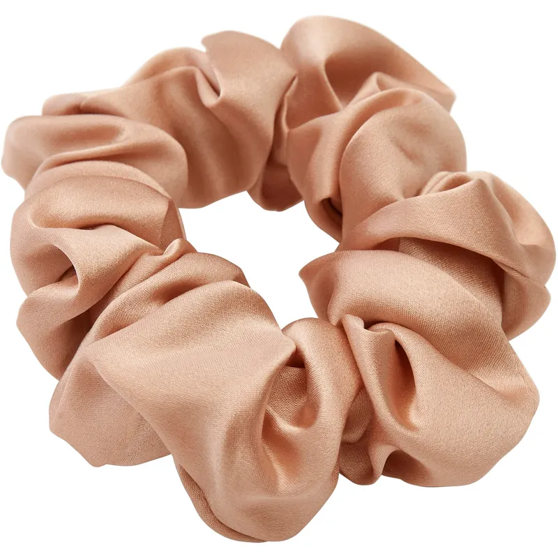 Alternativ bild 0 för Lenoites Mulberry Silk Scrunchie Rose Gold