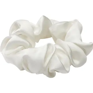 Produktfoto för Lenoites Mulberry Silk Scrunchie White