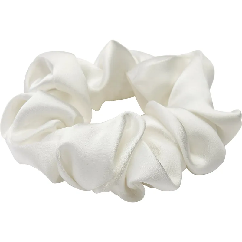 Alternativ bild 0 för Lenoites Mulberry Silk Scrunchie White