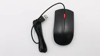 Produktfoto för Lenovo Essential - mouse - USB - black - Mouse - Optic - 3 knappar - Svart