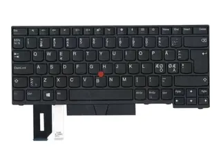 Produktfoto för Lenovo Lite-On - Laptop tagentbord - till ersättning - Nordisk - Svart