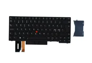 Produktfoto för Lenovo Sunrex - Laptop tagentbord - till ersättning - Nordisk - Svart