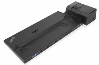 Produktfoto för Lenovo ThinkPad Ultra Dockningsstation - Dockningsstation - VGA, HDMI, 2 x DP - 135 Watt - Danmark - för Dockningsstationen är endast kompatibel med kvalificerade LAN-aktiverade bärbara datorer (kontrollera LAN-porten på din maskin)