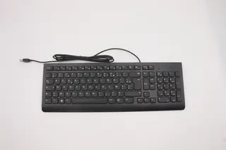 Produktfoto för Lenovo USB Keyboard Slim FRENCH - Tangentbord - Fransk - Svart