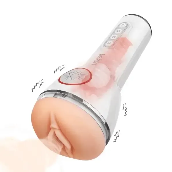 Bild 1 för Leten: SM340 Vibrating & Sucking Masturbator