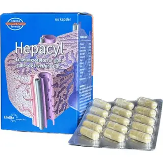 Produktfoto för Leverstöd LifeLine Hepacyl 60 st