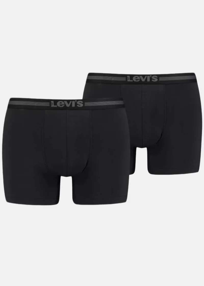 Bild 1 för Levis Kalsonger 2P Tencel Boxer Brief Svart lyocell X-Large Herr
