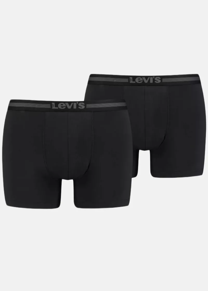 Bild 2 för Levis Kalsonger 2P Tencel Boxer Brief Svart lyocell X-Large Herr