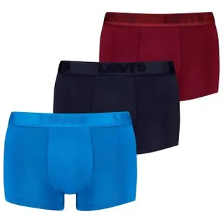 Produktfoto för Levis Kalsonger 3P Premium Trunk Röd/Blå bomull Small Herr