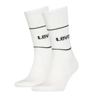Produktfoto för Levis Strumpor 2P Organic Cotton Sock Vit/Svart Strl 43/46