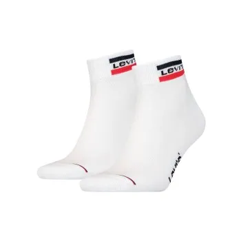 Alternativ bild 0 för Levis Strumpor 2P Sport Mid Cut Sock Vit Strl 43/46