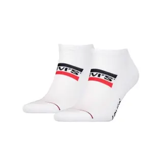Produktfoto för Levis Strumpor 2P Sportswear Logo Low Cut Sock Vit Strl 43/46