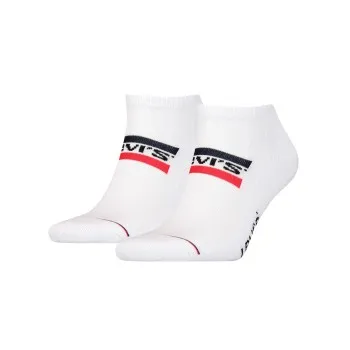Alternativ bild 0 för Levis Strumpor 2P Sportswear Logo Low Cut Sock Vit Strl 43/46