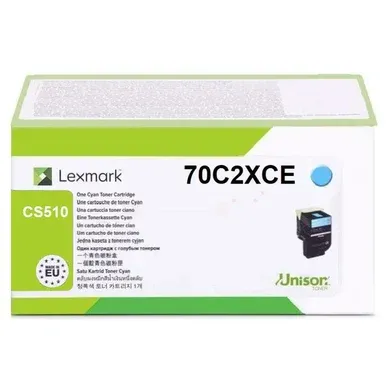 Alternativ bild 0 för Lexmark Toner 70C2XCE Cyan