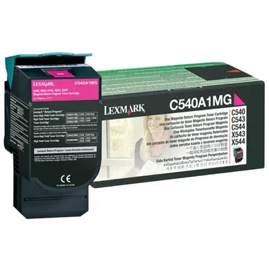 Alternativ bild 0 för Lexmark Toner C540A1MG, magenta, singelförpackning