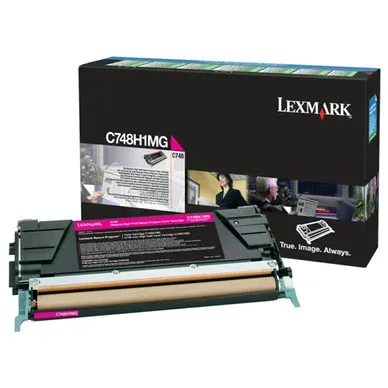 Alternativ bild 0 för Lexmark Toner C748H1MG magenta