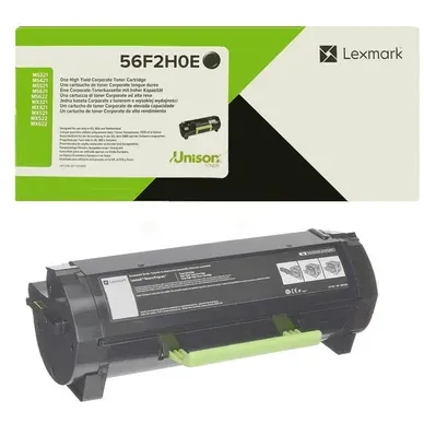 Alternativ bild 0 för Lexmark Toner LEXMARK 56F2H0E Svart