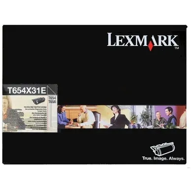 Alternativ bild 0 för Lexmark Toner, svart, singelförpackning, T654X31E