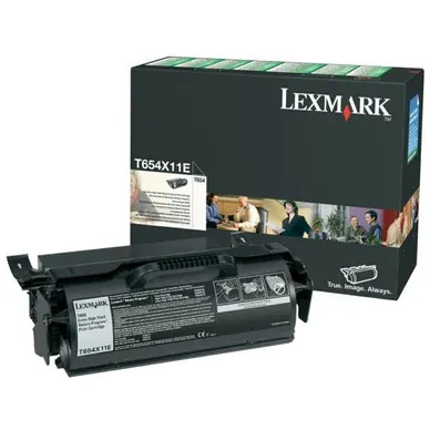 Alternativ bild 0 för Lexmark Toner T654X11E svart
