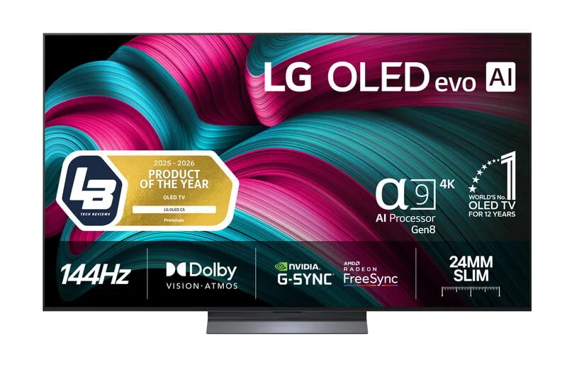 Alternativ bild 0 för LG 55" C5 AI 4K OLED Smart TV (2025)