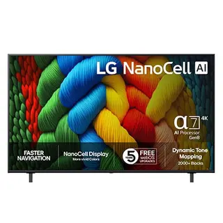 Produktfoto för LG 75" NANO80 AI 4K NanoCell Smart TV (2025)