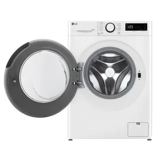 Produktfoto för LG F2Y5PRP6W - Tvättmaskin/torktumlare - bredd: 60 cm - djup: 53.5 cm - höjd: 85 cm - frontmatad - 8 kg - 1200 rpm - vit