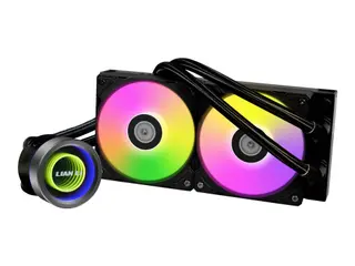 Produktfoto för Lian Li Galahad II Trinity 240mm Black - ARGB - CPU Vattenkylare - Max 36 dBA
