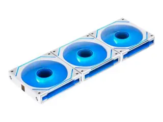 Produktfoto för Lian Li UNI FAN SL INF / PWM / 120mm / RGB / Kontroller / 3-pack - Vit