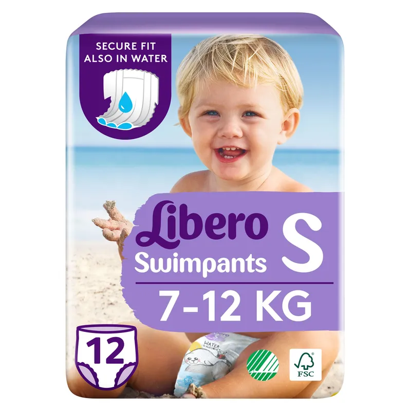 Bild 1 för Libero badblöja 12-pack, 7-12 kg (small)