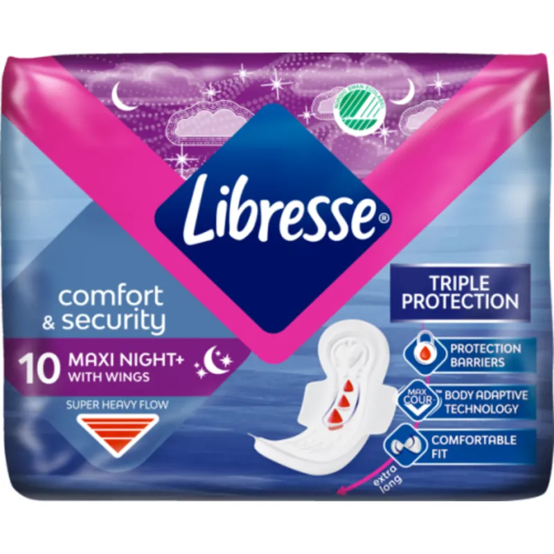 Bild 2 för Libresse Maxi Goodnight 10 st