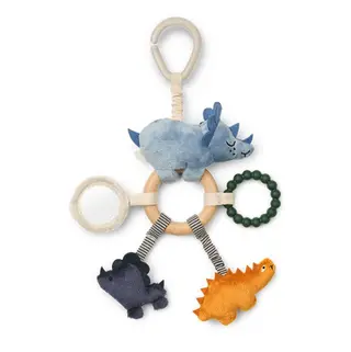 Produktfoto för LIEWOOD - Angie Dino Activity Toy - Leksaker - Blue fog multi mix - L34 cm