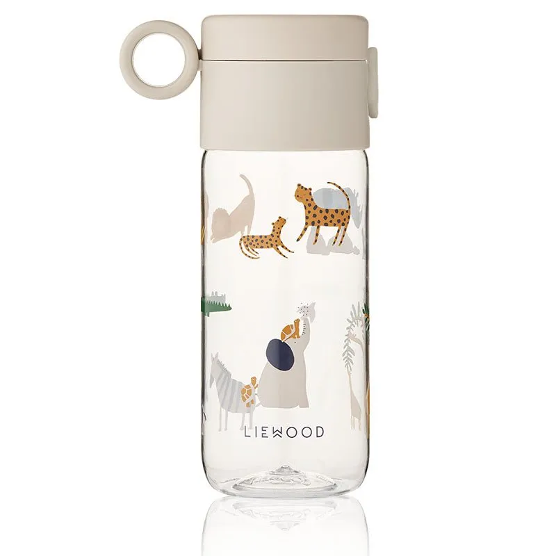 Bild 1 för LIEWOOD - Clemence Bottle - Dricksflaska för barn - All together / Sandy - H18,5 x D6,5 cm / 350 ml