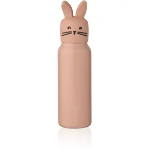 Produktfoto för LIEWOOD - Falk Water Bottle With Rabbit Lid 350 ML - Dricksflaska för barn - Pale tuscany - D6.5 x H22.5 / 350 ml