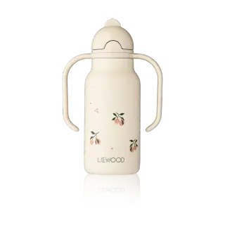 Produktfoto för LIEWOOD - Kimmie Bottle - Dricksflaska för barn - 1542 Peach / Sea Shell - H16 x D6,5 x W11,5 cm / 250 ml