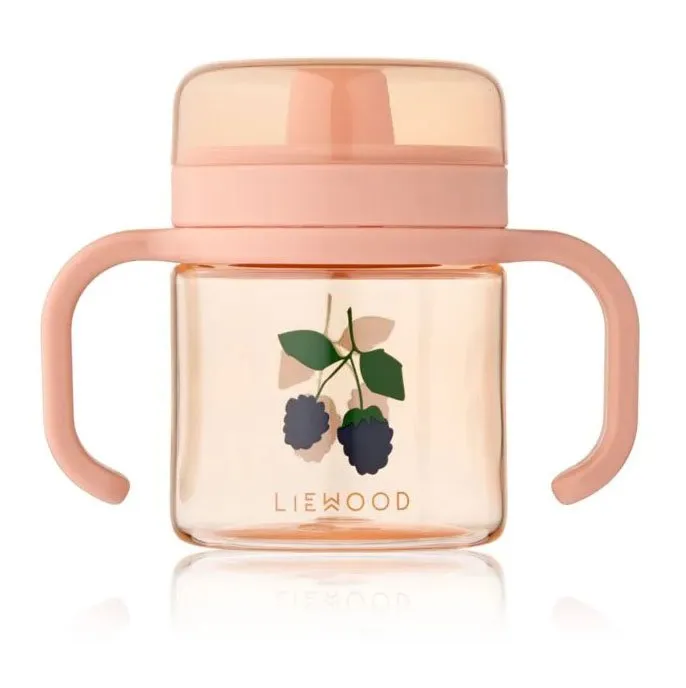 Bild 1 för LIEWOOD - Kylo Tritan Sippy Cup 280ml - Kopp med pip - 2502 Berry / Pale Tuscany - D8 x H11 x W14 cm