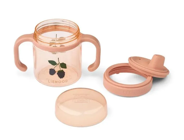 Bild 2 för LIEWOOD - Kylo Tritan Sippy Cup 280ml - Kopp med pip - 2502 Berry / Pale Tuscany - D8 x H11 x W14 cm