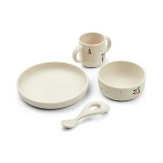 Produktfoto för LIEWOOD Vivi Silikonservis Peach Sea Shell Mix