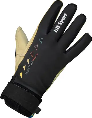Produktfoto för Lillsport Legend Thermo Gold Längdskidhandskar Black, 6