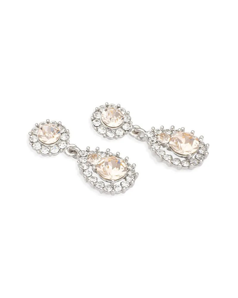Bild 2 för LILY AND ROSE Sofia Earrings Silk/silver/pink One size